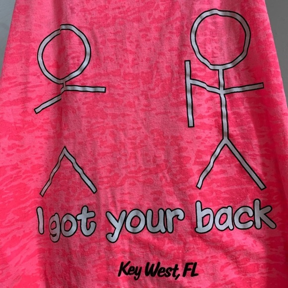LA Class Racerback Pink Tank Top I Got Your Back - Picture 1 of 9